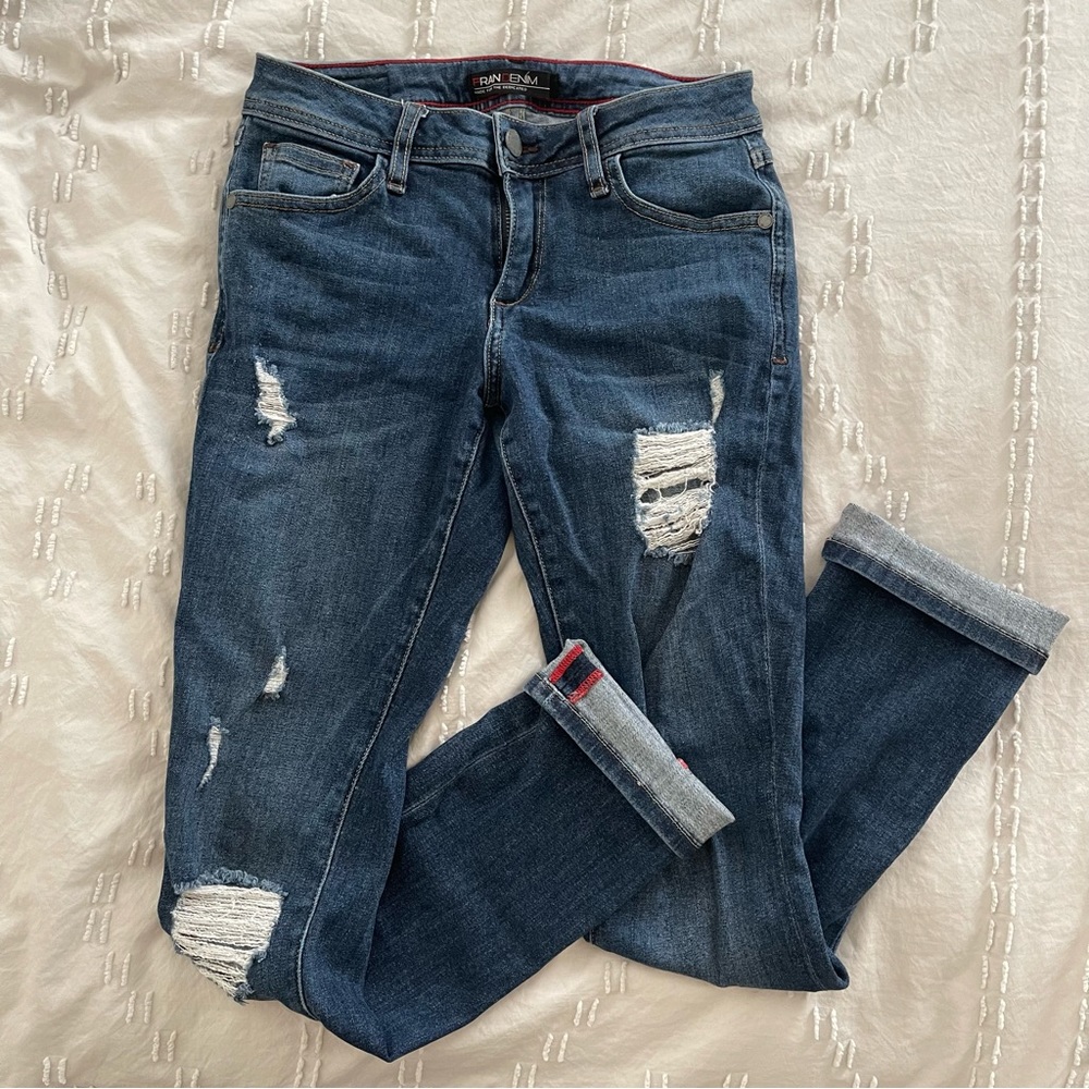 Fran Denim Isabel destruction Wash Jeans Size 26 Lightly worn